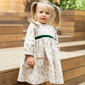 Сукня святкова для дівчат Trendy Tot 03-01299 бежевий 92 см (2 роки)
