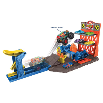 Ігровий набір Hot Wheels Monster Trucks Blast Station Playset (194735036066)