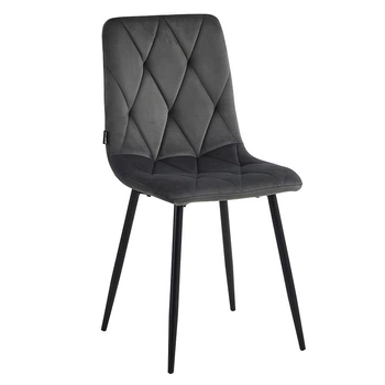 Дизайнерське М'яке Крісло Just Relax "Padua Dark Grey" з Графітовим оксамитом
