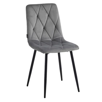 Дизайнерське М'яке Крісло Just Relax "Padua Light Grey" з Сірим оксамитом
