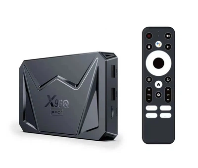 Смарт ТВ Приставка X96Q Pro+ Plus 4/32, Allwinner H728, Android 14, WiFi6