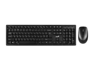 Комплект (клавіатура + миша) Genius KM-8200 EN/UKR Black (31340003428)