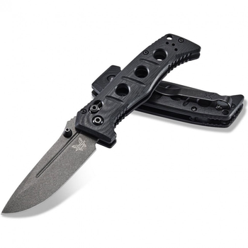 Ніж військовий складаний Benchmade Sibert Mini Adamas 19.4 см (чорний)