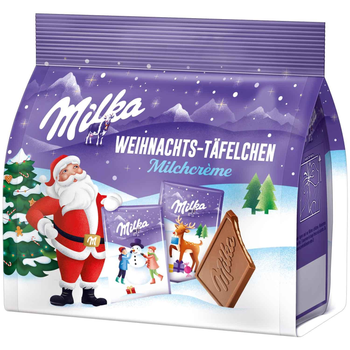 Новорічний подарунок Milka Weihnachts-Täfelchen Milchcrème 150 г