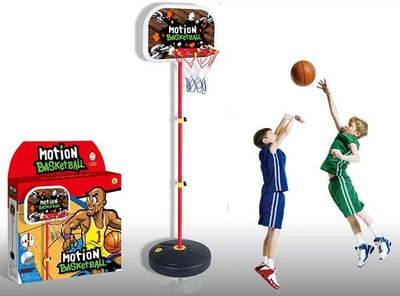 Детский набор для игры в баскетбол Playset кольцо на стойке с регулировкой, насос, мяч (HF 606)