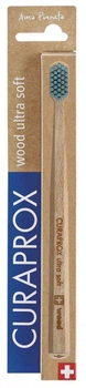 Деревянная зубная щетка Curaprox Wood Ultra Soft Голубая (7612412428070_голубая)