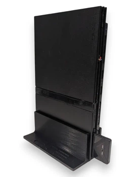 Вертикальная подставка для PlayStation 2 Slim с логотипом