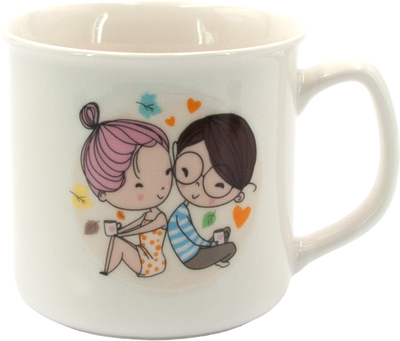 Кружка фарфоровая Milika Lovely Date 370 мл (M0520-KLTC9-R117A)