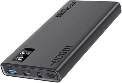 УМБ Promate Bolt-10PD 10000 mAh 2xUSB-C USB-A Black (bolt-10pd.black)