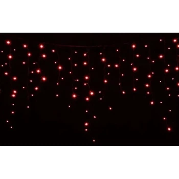 Гирлянда Delux Icicle 120LED 2x0.9m красный/черный IP44 EN (90009069)