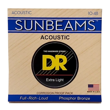 Струны для гитары DR Strings SUNBEAM Acoustic Phosphor Bronze - Extra Light (10-48) (RCA-10)