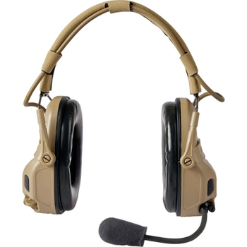 Навушники для стрільби Ops-Core AMP Communication Headset-Connectorized. Верхній тримач. Tan (N101153-01-0000)