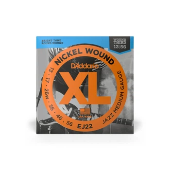Струны для гитары D'Addario XL Nickel Wound Jazz Medium (13-56) (EJ22)