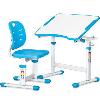 Парта со стулом Evo-kids Blue (Evo-07 Ergo BL)