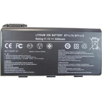 Акумулятор для ноутбука MSI BTY L74 5200mAh 6cell 11.1V літій іонний