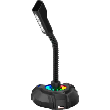 Микрофон HP DHP-1100C RGB backlit 3.5мм+USB Black (DHP-1100C)