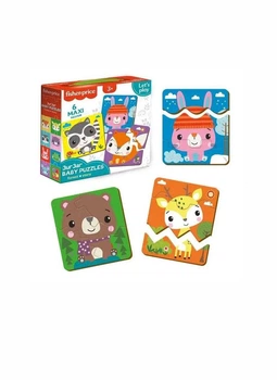 Бэби пазлы ЗигЗаг «Fisher Price. Лесная история» Vladi Toys VT1722-08