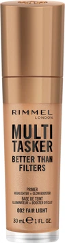 Праймер для лица Rimmel Multi Tasker Better Than Filters Primer 3 в 1 002 Fair light 30 мл (3616305400956)