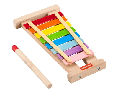 Drewniana zabawka Fisher-Price cymbałki (0194735238484)