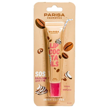 Бальзам для губ Parisa Cosmetics SOS Lip Coctails No 04 Irish Coffee Кава Вершки