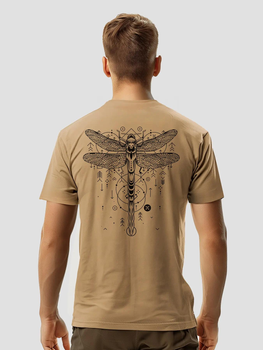 Футболка мужская "Dragonfly" капучино XL