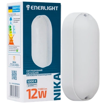 Светильник светодиодный Enerlight 12Вт 5000К IP65 NIKA