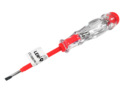Отвертка-индикатор напряжения Lemanso LTL10069 100-500V 3.5x155 мм