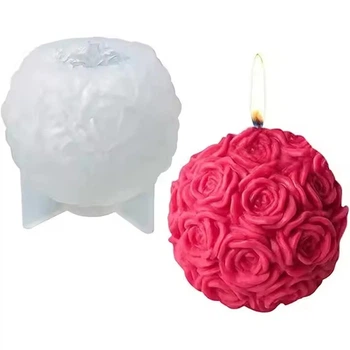 Силиконовая форма для изготовления свечей silicone mold-18 8.2 x 6.8 cм (JDT-0845180)