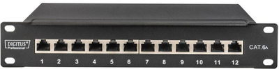 Патч-панель Digitus CAT 6A 12-port 1U 10" (DN-91612S-EA)