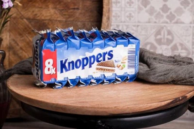 Вафли с молочной и шоколадно-ореховой начинками Knoppers 200g