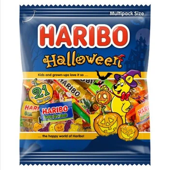 Набор желейных конфет с мини пакетиками Haribo Halloween 250g