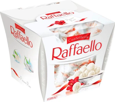 Самые вкусные Конфеты с нежным сливочным кремом и миндалем Raffaello 230g