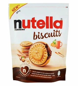 Печенье с шоколадно-ореховой начинкой Nutella Biscuits 304g