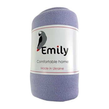 Плед флисовый Emily Levity 94190748 125*150 см сиреневый