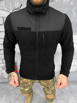 Тактическая флисовая кофта Fleece Polartec Jacket Black XL