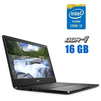 Ультрабук Dell Latitude 3400 / 14" (1920x1080) IPS / Intel Core i5-8250U (4 (8) ядра по 1.6 - 3.4 GHz) / 16 GB DDR4 / 240 GB SSD / Intel UHD Graphics / WebCam б/у