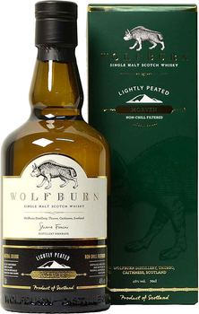 Виски Wolfburn Morven 0.7 л 46% в подарочной упаковке (0634158496370)