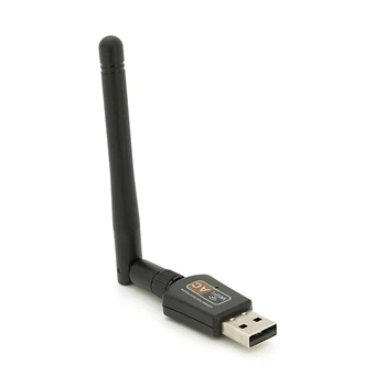 Бездротовий мережевий адаптер Wi-Fi-USB Merlion LV-UAC08 RTL8811CU з антеною 20см 802.11a/b/g/n 600MB 2.4GHz