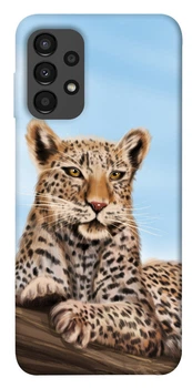 Чехол с принтом для Samsung Galaxy A13 4G / для самсунг А13 Proud leopard