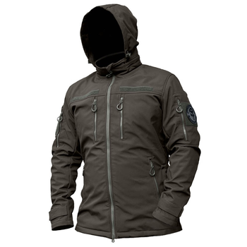 Куртка SoftShell + Толстовка флисовая Armoline DIVISION Olive. S