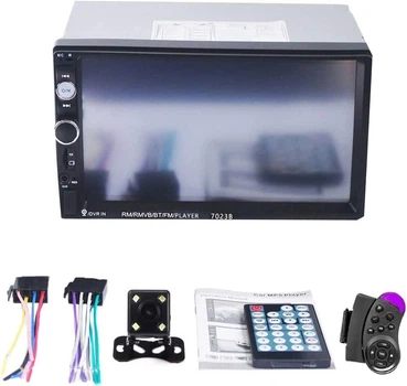 Автомагнитола Car777 Car Stereo 7023B 7-дюймовый Full HD Double Din Car. Черный.