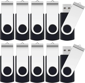 Флэш-накопитель SRVR, 4 ГБ, упаковка из 10 шт., флэш-накопитель USB 2.0, флэш-накопитель 4 Г Черный