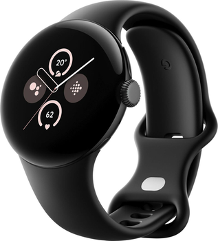 Смарт-часы Google Pixel Watch 2 LTE Aluminum Case / Obsidian Matte Black (GA05025-DE)