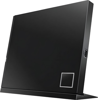 Napęd optyczny Asus External Blu-ray Drive USB 2.0 SBW-06D2X-U Black (90-DT20305-UA199KZ)