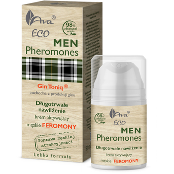 Krem do twarzy Ava Laboratorium Eco Men Pheromones Długotrwałe nawilżenie 50 ml (5906323008714)