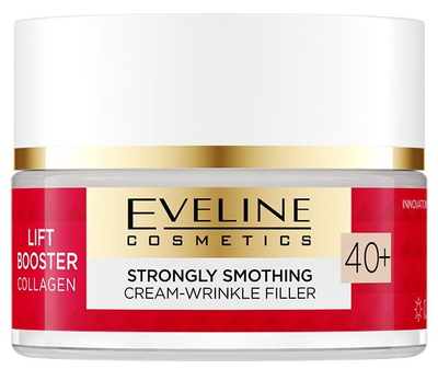 Крем для обличчя Eveline Lift Booster Collagen 40+ розгладжуючий 50 мл (5903416062486)