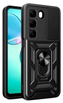 Чохол Camshield з кільцем-підставкою на Infinix Hot 50 (4G) X6882 / black