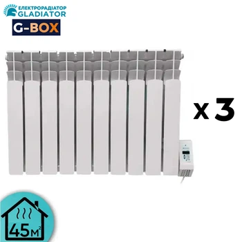 Система отопления электрическая G3-BOX 45 с радиаторами Gladiator (3 кВт)