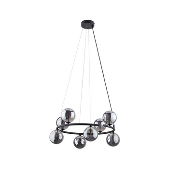 Люстра подвесная ANABELLE 6844 TK-Lighting черный / дымчатый, черный