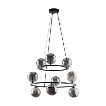 Люстра подвесная ANABELLE 6845 TK-Lighting черный / дымчатый, черный